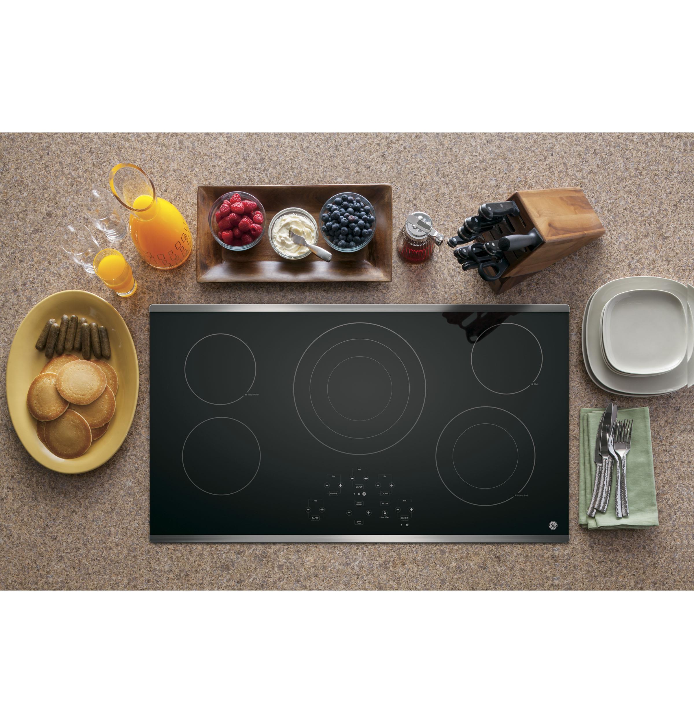 GE Appliances 36" BuiltIn Touch Control Electric Cooktop Sheely's